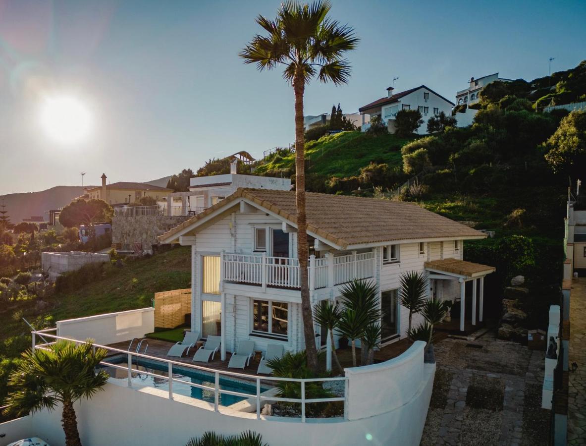 Increible Villa De Madera Con Vistas Al Mar Algeciras Buitenkant foto