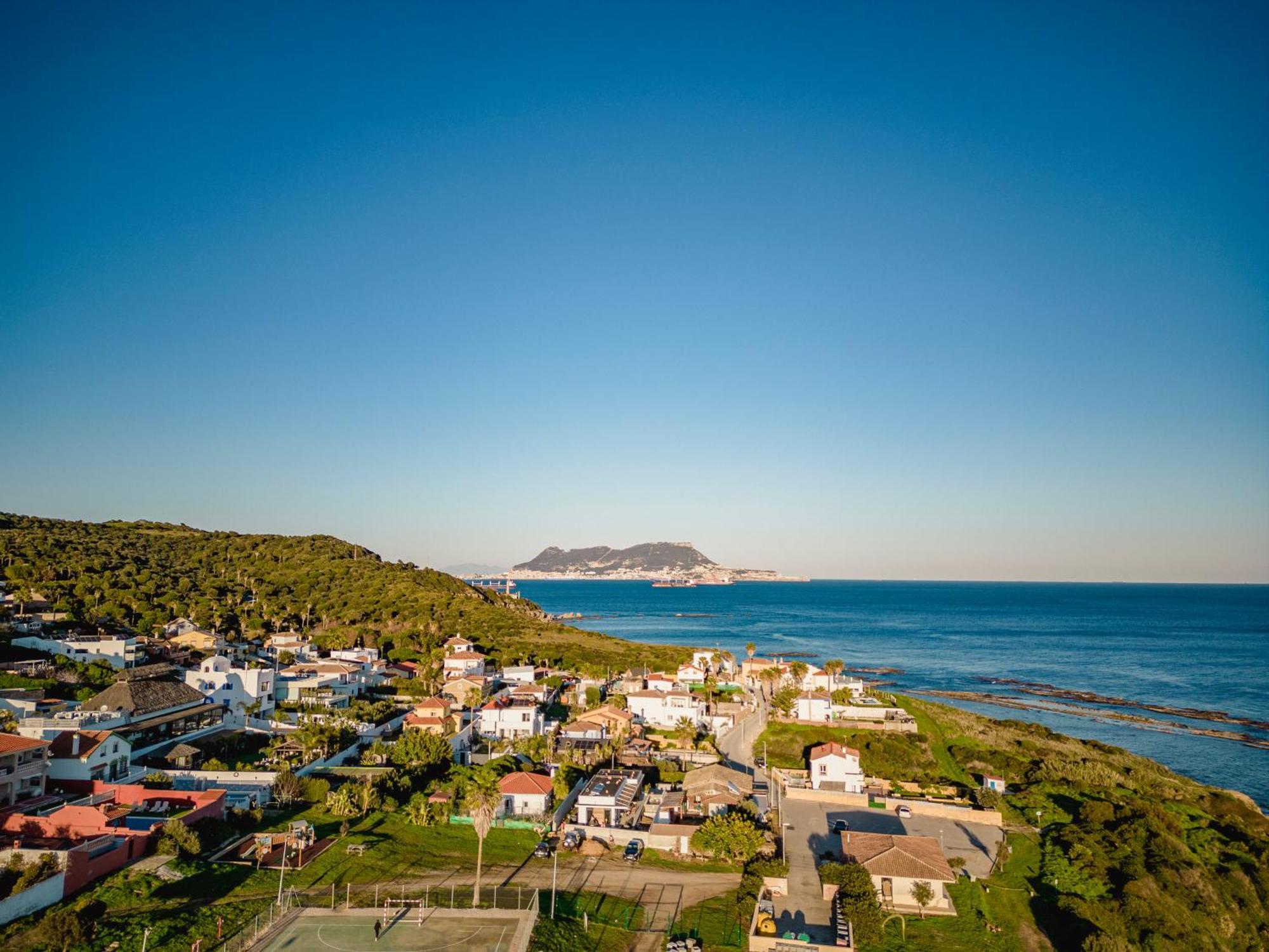 Increible Villa De Madera Con Vistas Al Mar Algeciras Buitenkant foto
