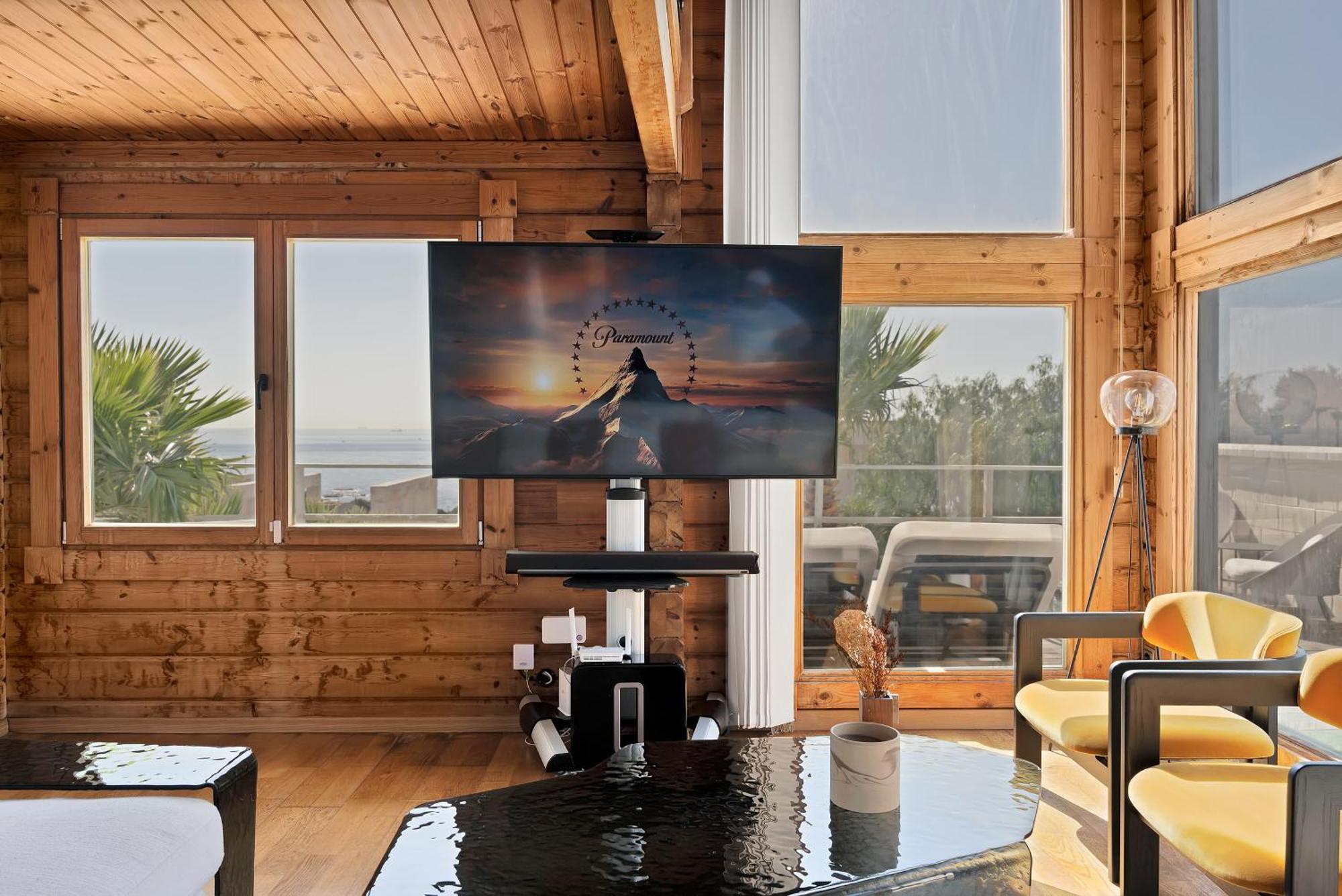 Increible Villa De Madera Con Vistas Al Mar Algeciras Buitenkant foto