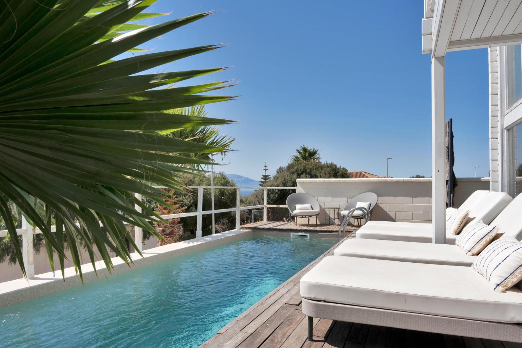 Increible Villa De Madera Con Vistas Al Mar Algeciras Buitenkant foto