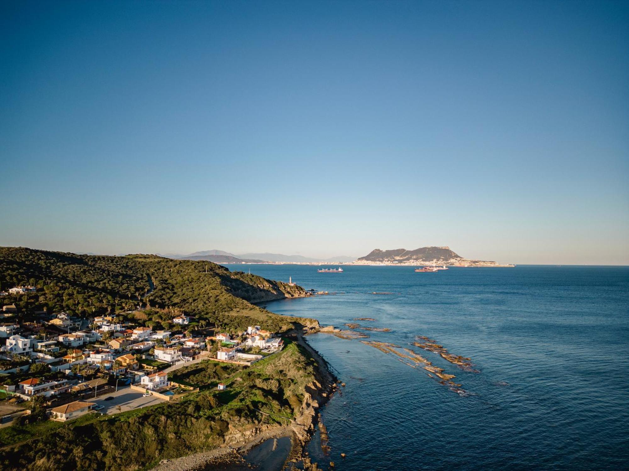 Increible Villa De Madera Con Vistas Al Mar Algeciras Buitenkant foto